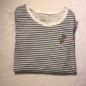 ARIZONA JEAN CO GIRLS STRIPED SOFT TEE